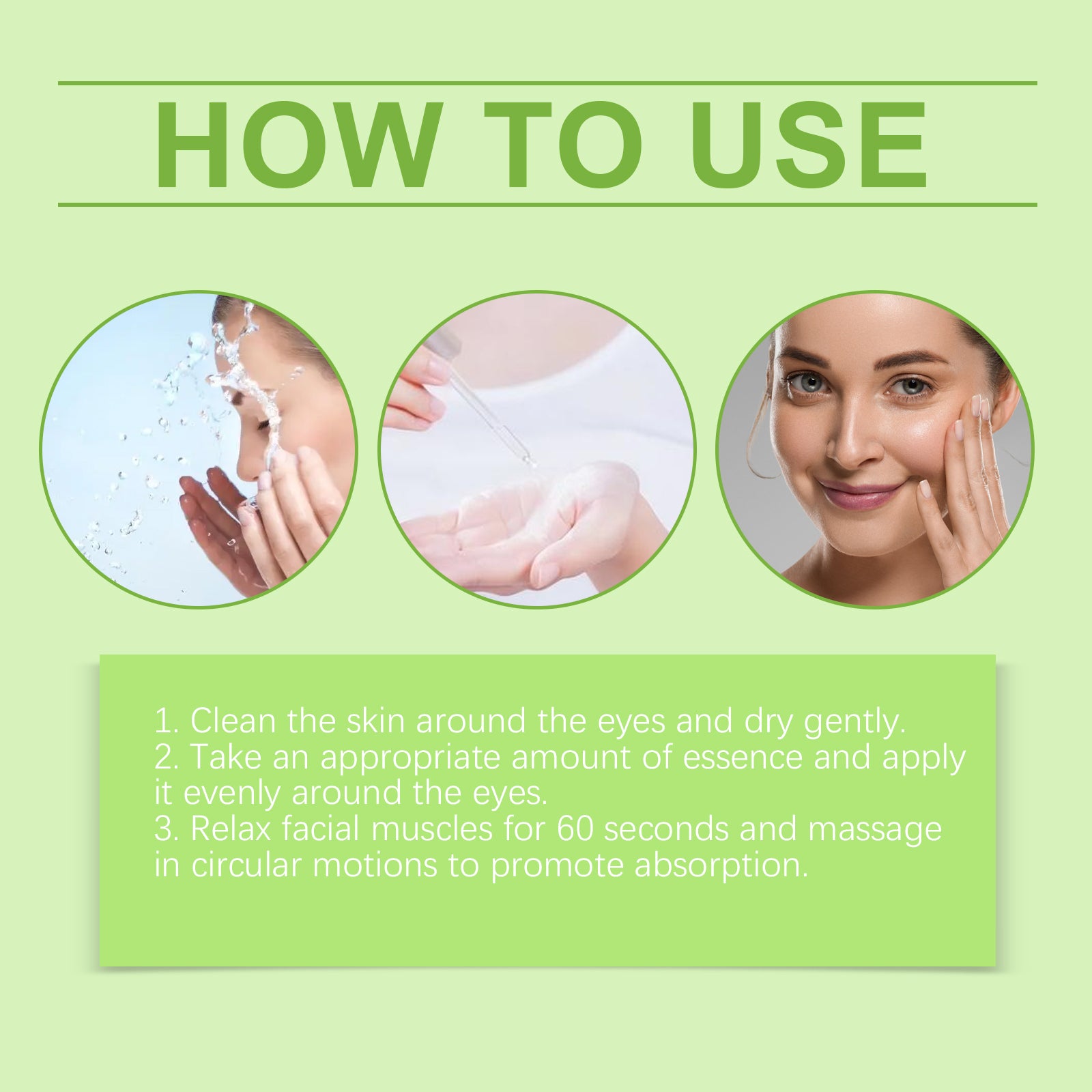 West&Month Eye Essence Moisturizing Light Line Lift Eye Skin Moisturizing, Hydrating And Firming Essence