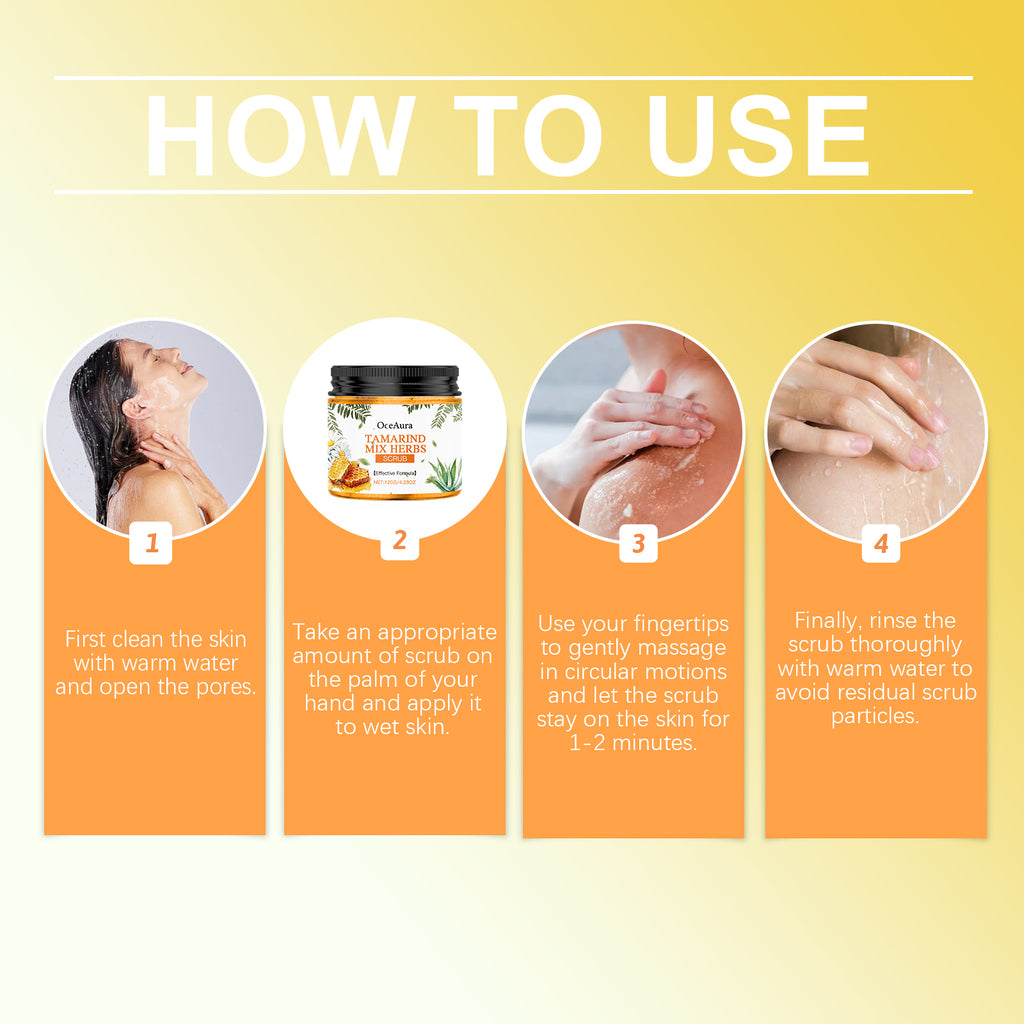 OceAura Body Scrub Moisturizes Gently, Cleanses, Hydrates And Hydrates All Over Skin Exfoliating Scrub