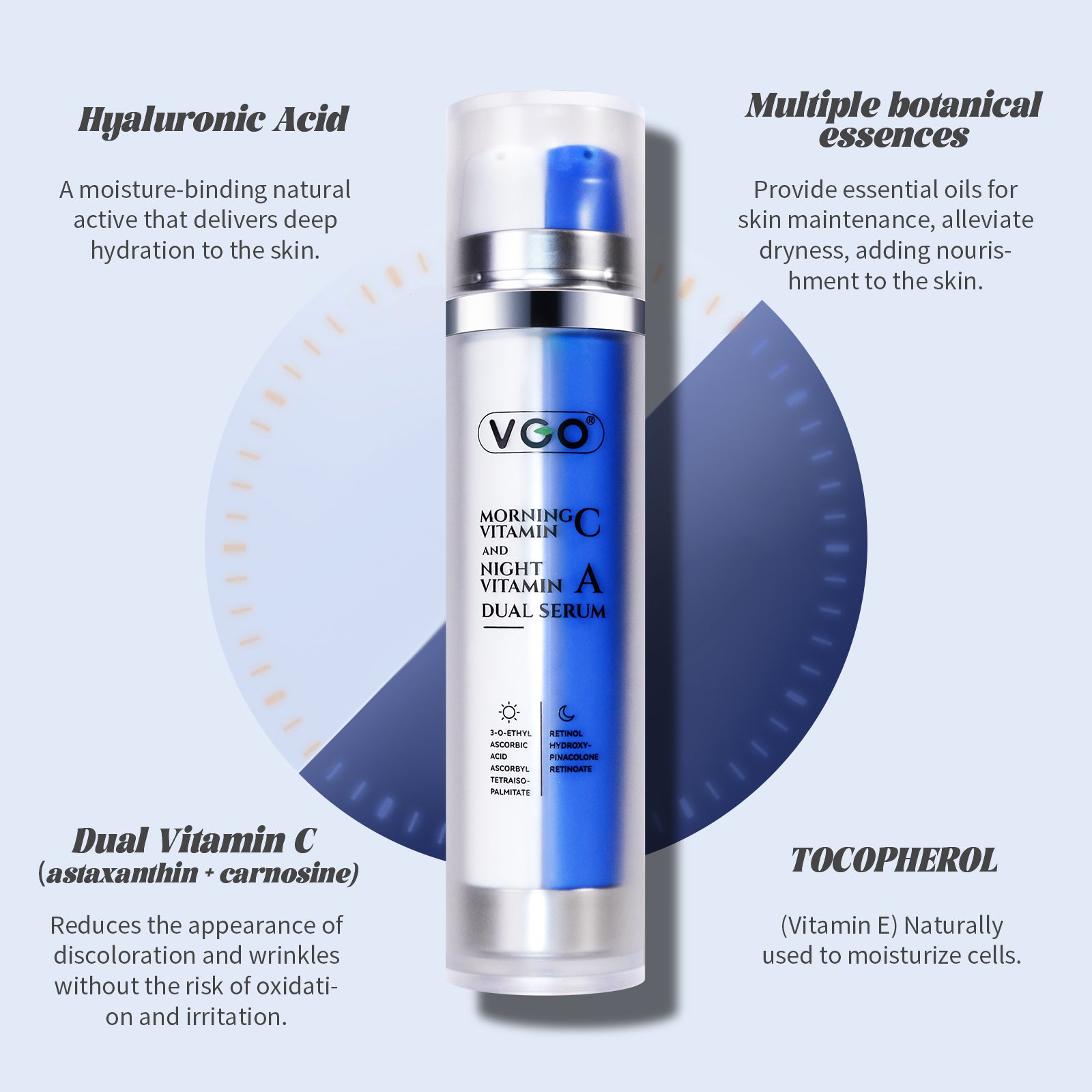 Morning Vitamin C And Night Vitamin A Dual Serum