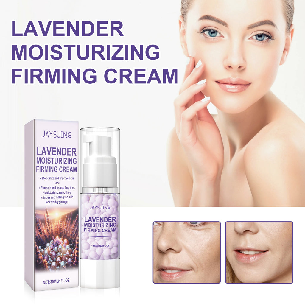 Jaysuing Lavender Moisturizing Firming Cream, Repair Skin Hydrating Moisturizing Cream For Fine Lines And Wrinkles