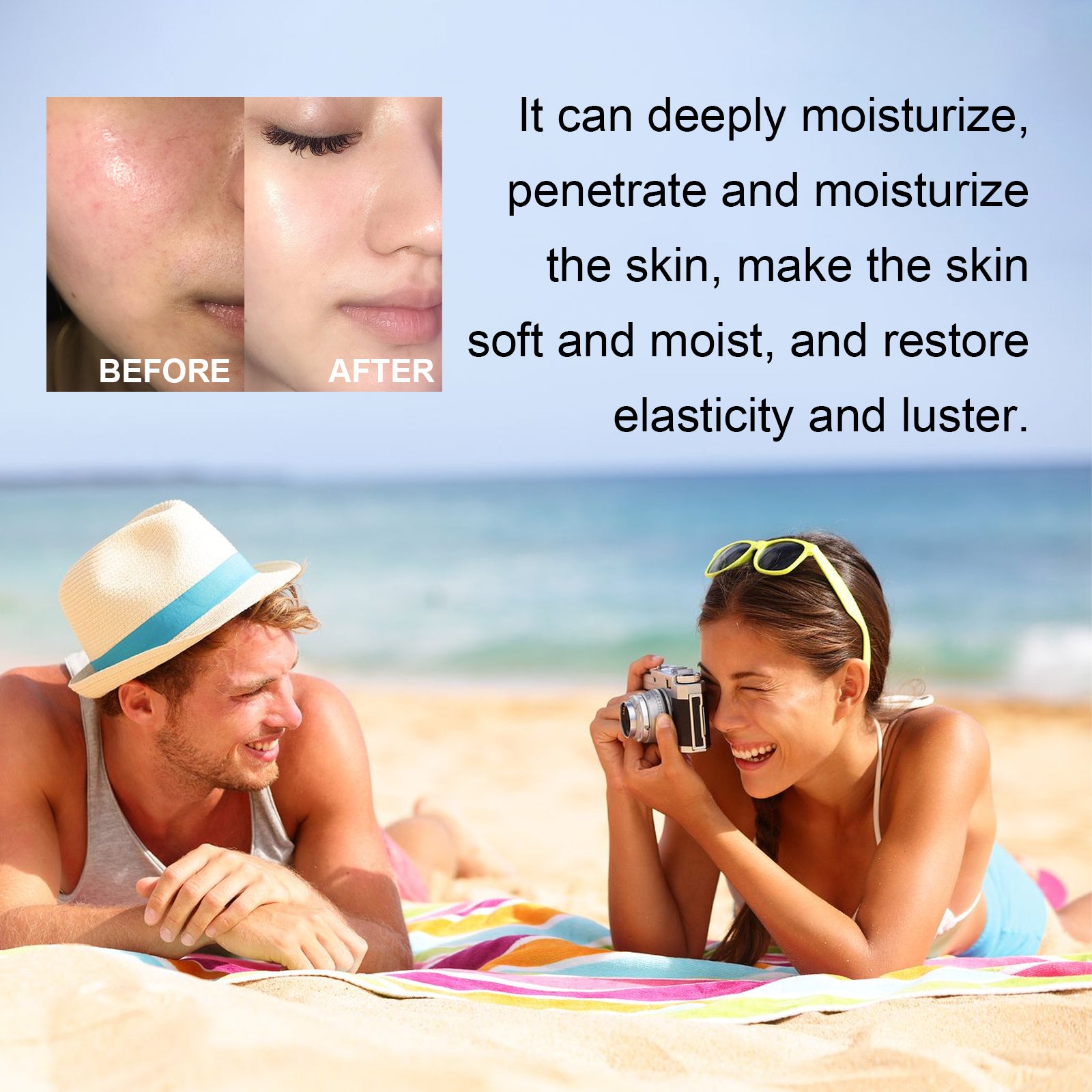 OUHOE Moisturizing And Protective Emulsion, Moisturizing And Refreshing, Non-Sticky, Uv Isolation, Rapid Film Formation, Moisturizing And Nourishing