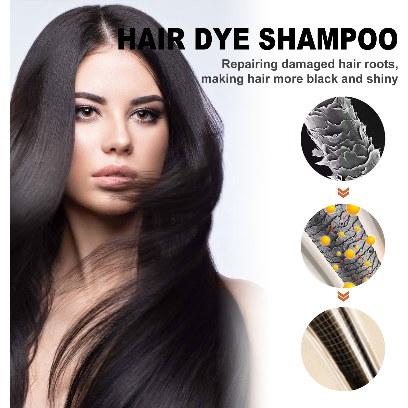 Removing Dandruff And Black Hair Shampoo Black