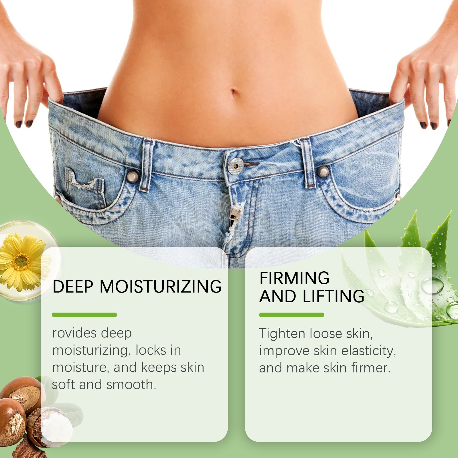 West&Month Moisturizing Body Cream, Moisturizing And Nourishing Skin, Waist, Legs, Body Care External Massage Cream