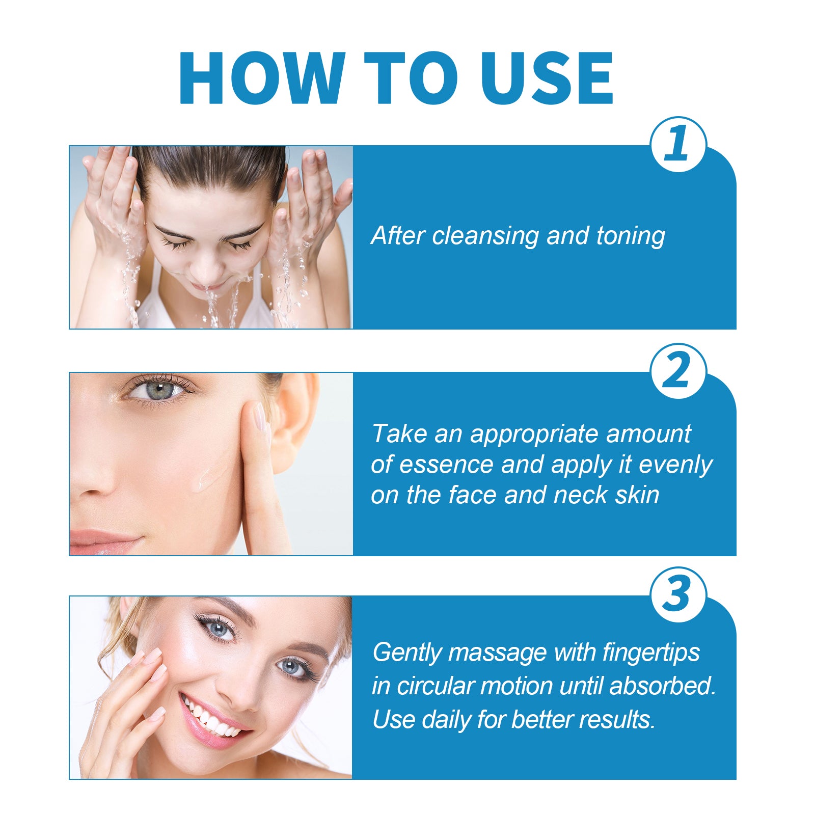 West&Month B5 Facial Essence, Lightening Spot Soft Skin Anti-aging Moisturizing Essence