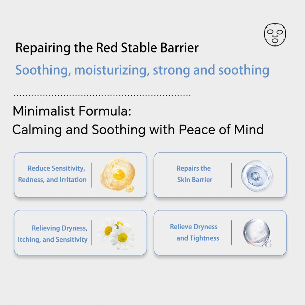 Skin Infiltration And Soothing Mask, Deep Cleansing, Brightening Skin Tone, Hydrating Mask