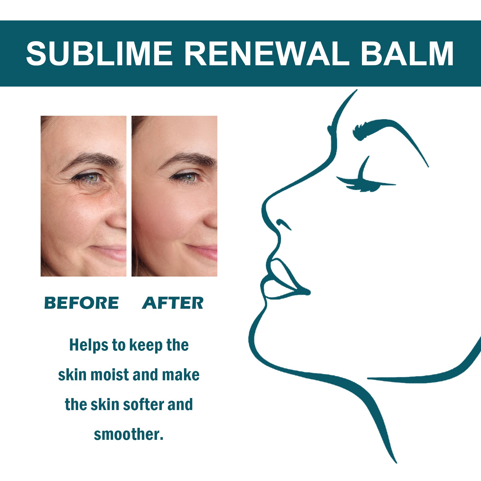 West&Month Sublime Renewal Balm, Lighten Fine Lines Hydrating And Moisturizing Skin Care Bar