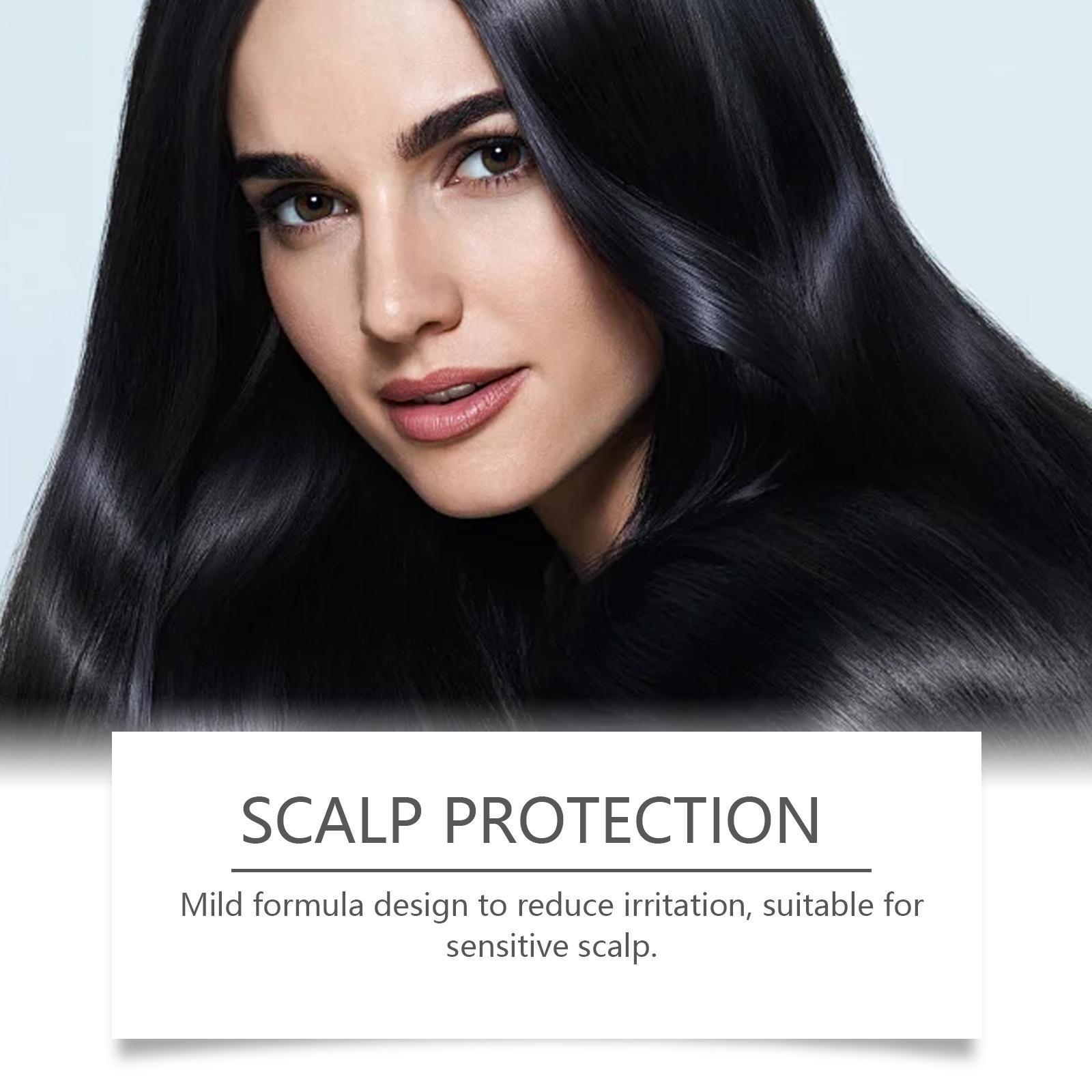 Ierhe Natural Brown Hair Care Plant  Homemade Cleansing Herbal Moisturizing Shampoo