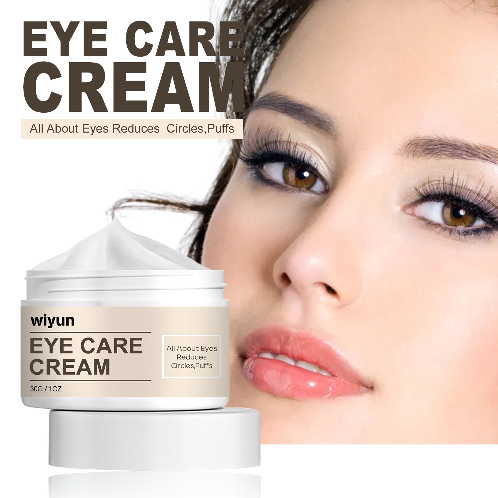 WIYUN Eye Care Cream Moisturizes The Skin Around The Eyes And Lightens Bags, Dark Circles, Fine Lines, Crow's Feet And Firming Eye Cream
