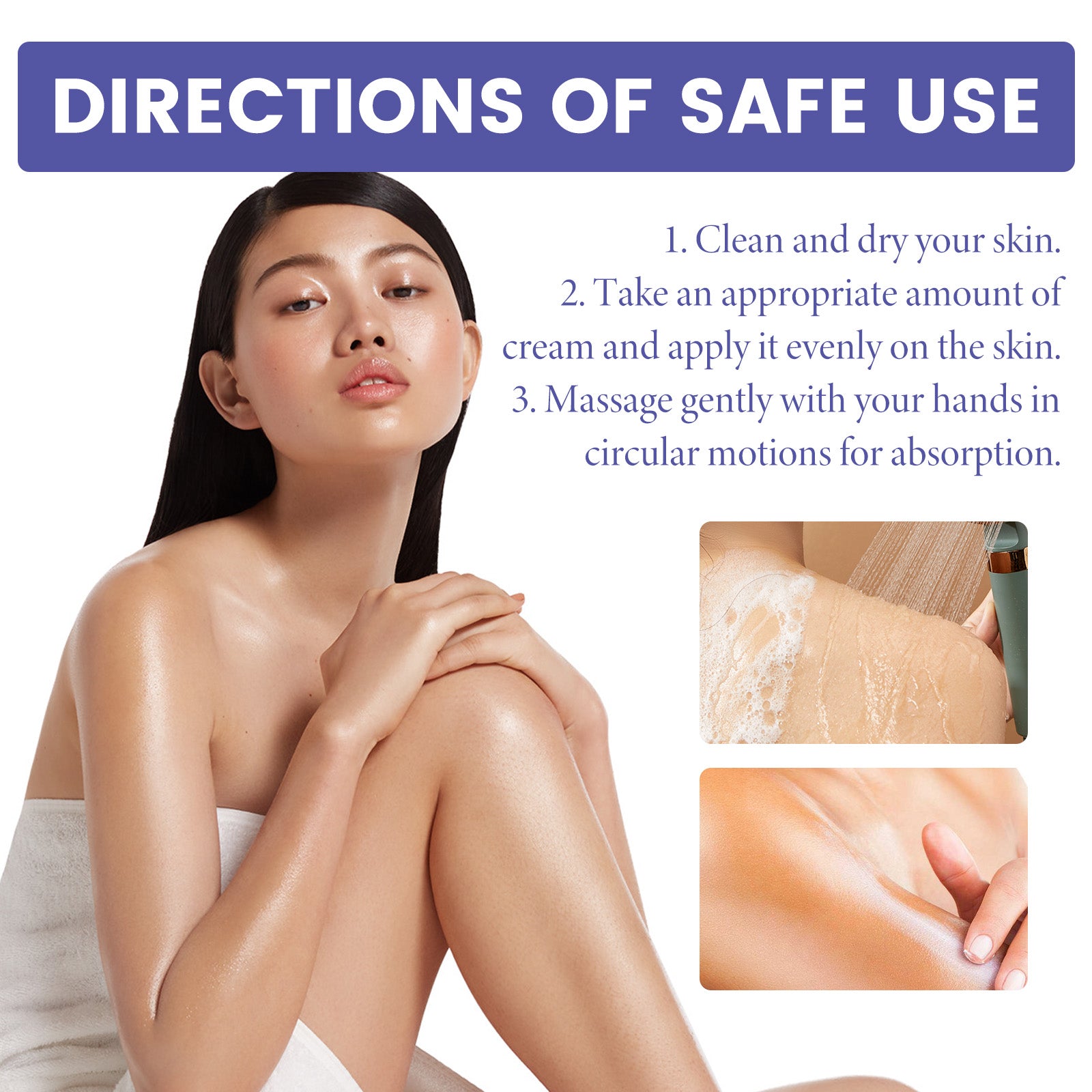 OceAura Hyaluro Nicacid-Instant Skin Hydrator, Fade Fine Lines Body Skin Firming Moisturizing Tender Smooth Shine Cream