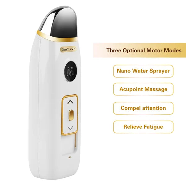 Nano Facial Mister 15ml Mini Face Humidifier Portable Facial Sprayer USB Rechargeable Handy Skin Care Machine For Face Hydrating Daily Makeup
