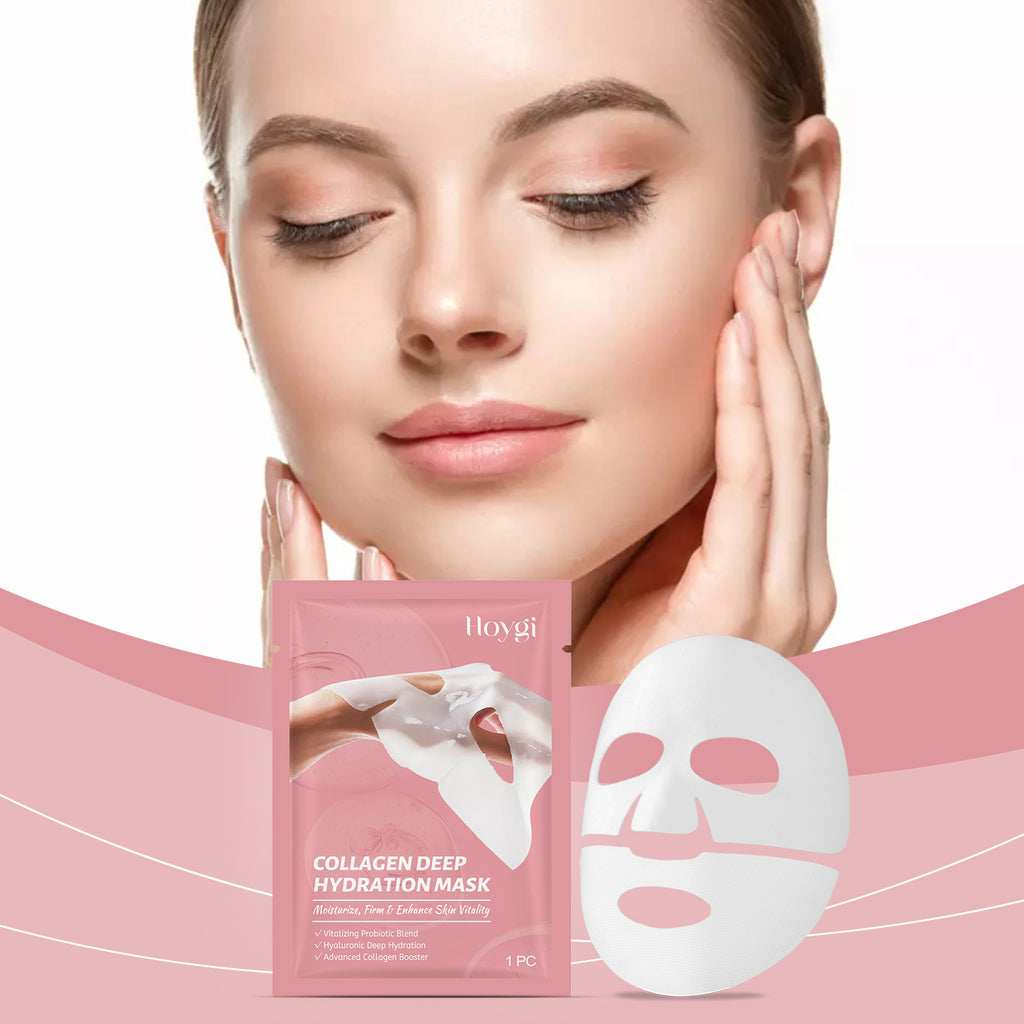 Hoygi Collagen Moisturizing And Anti-Wrinkle Mask (Bag) Three-In-One Moisturizing, Nourishing And Hydrating Facial Mask For Smooth And Tender Skin