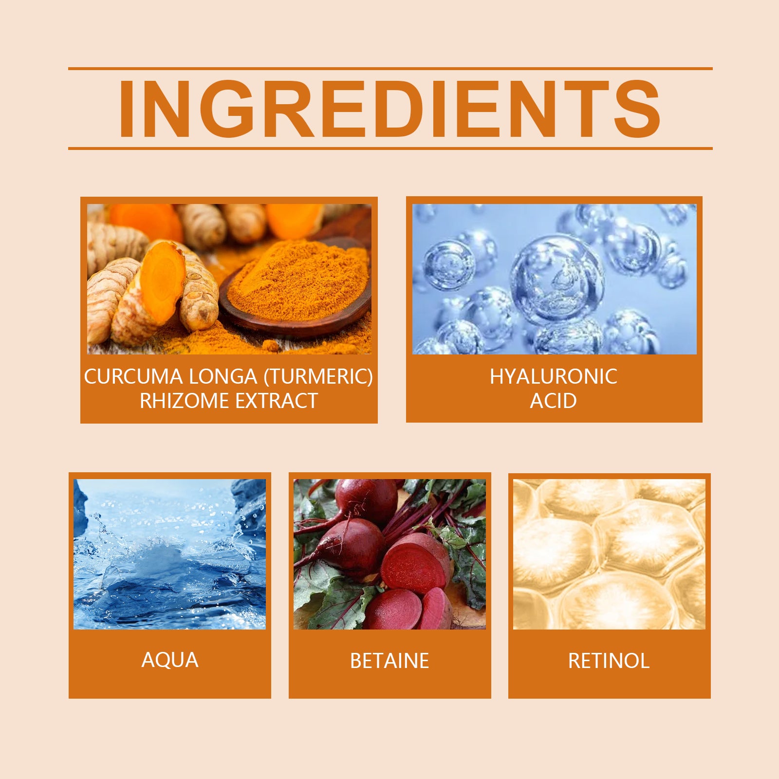 Wiyun Turmeric Anti-Wrinkle Brightening Cream Reduces Fine Lines And Spots Moisturizing Repair Refreshing Whitening Cream