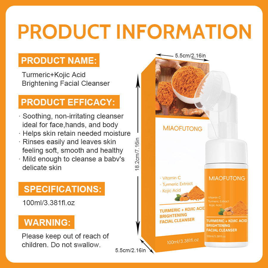 Koji Sour Turmeric Cleansing Mousse