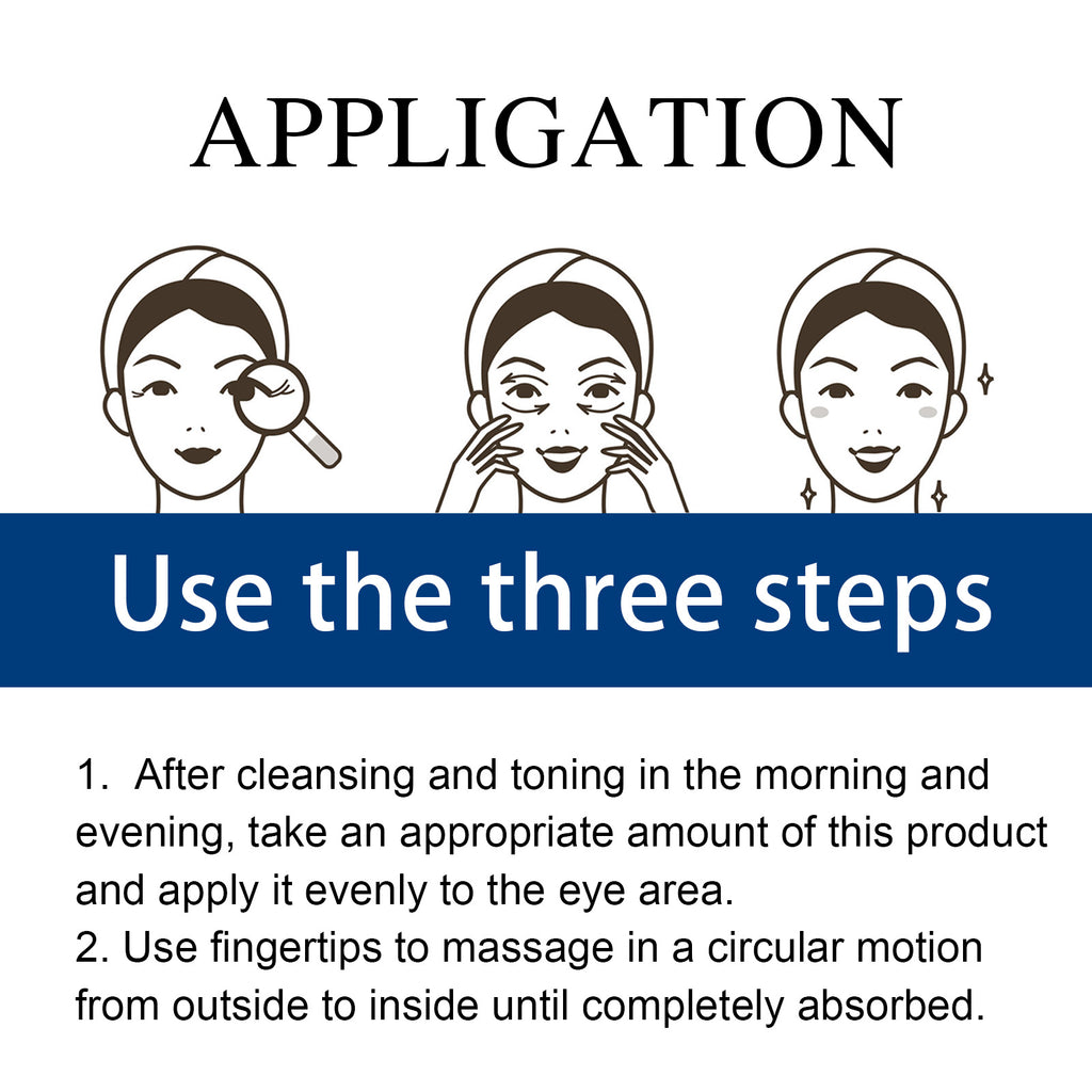 EELHOE Collagen Black Circle Eye Cream, Reduces Lines Moisturizes And Repairs Skin Eye Cream