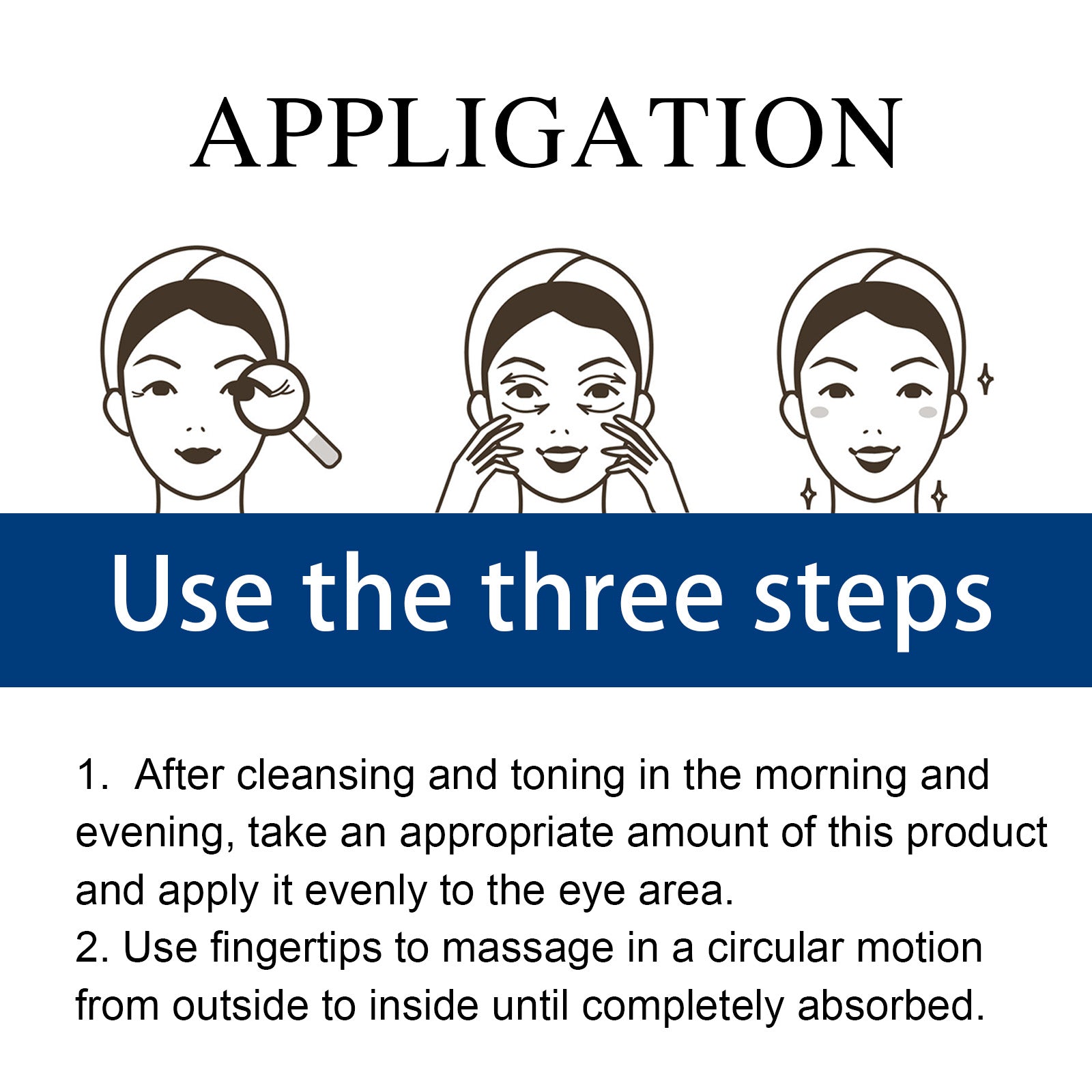 EELHOE Collagen Black Circle Eye Cream, Reduces Lines Moisturizes And Repairs Skin Eye Cream