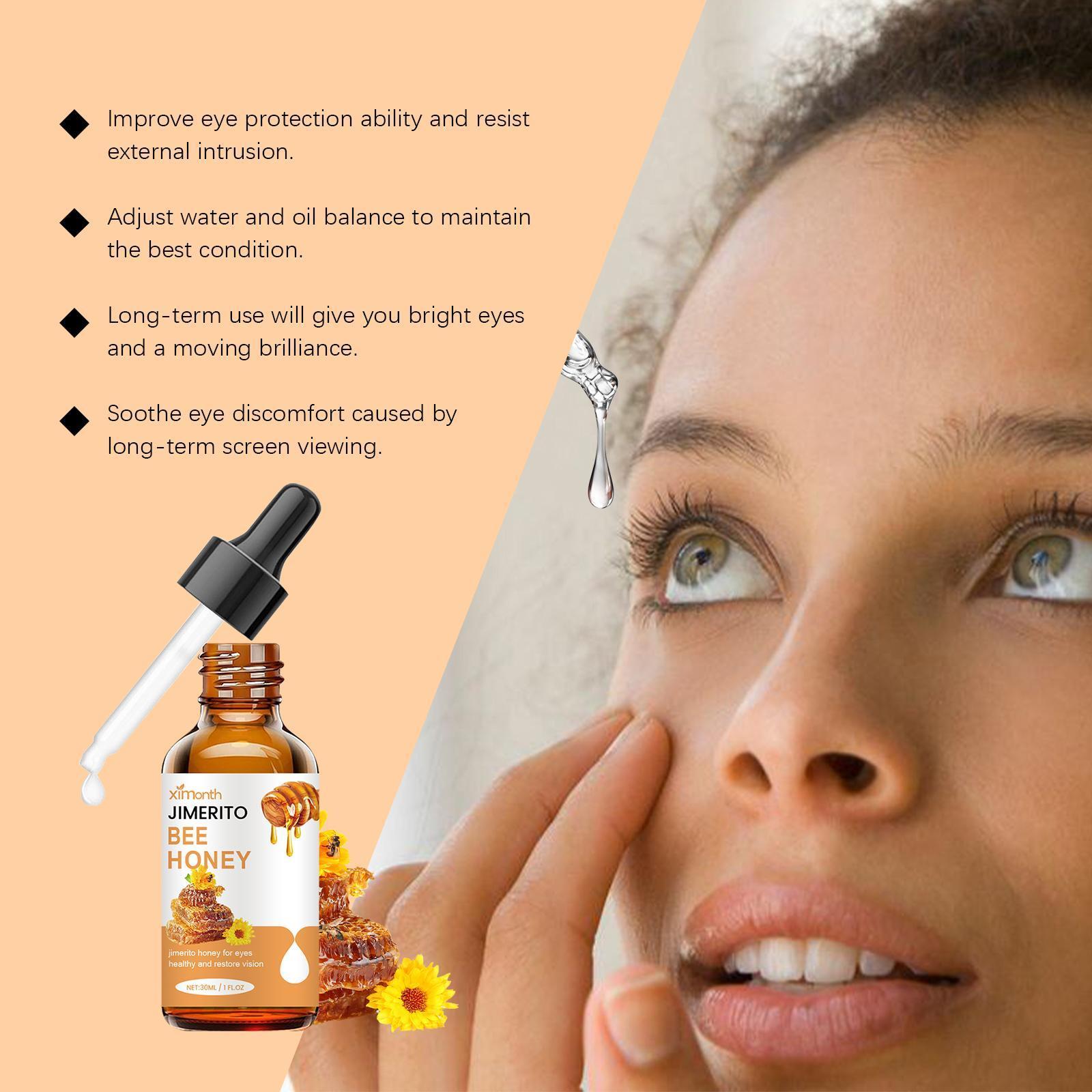 Ximengsijimeito Eye Honey Refreshing Moisturizing Soothing Dry Eyes Eye Drops