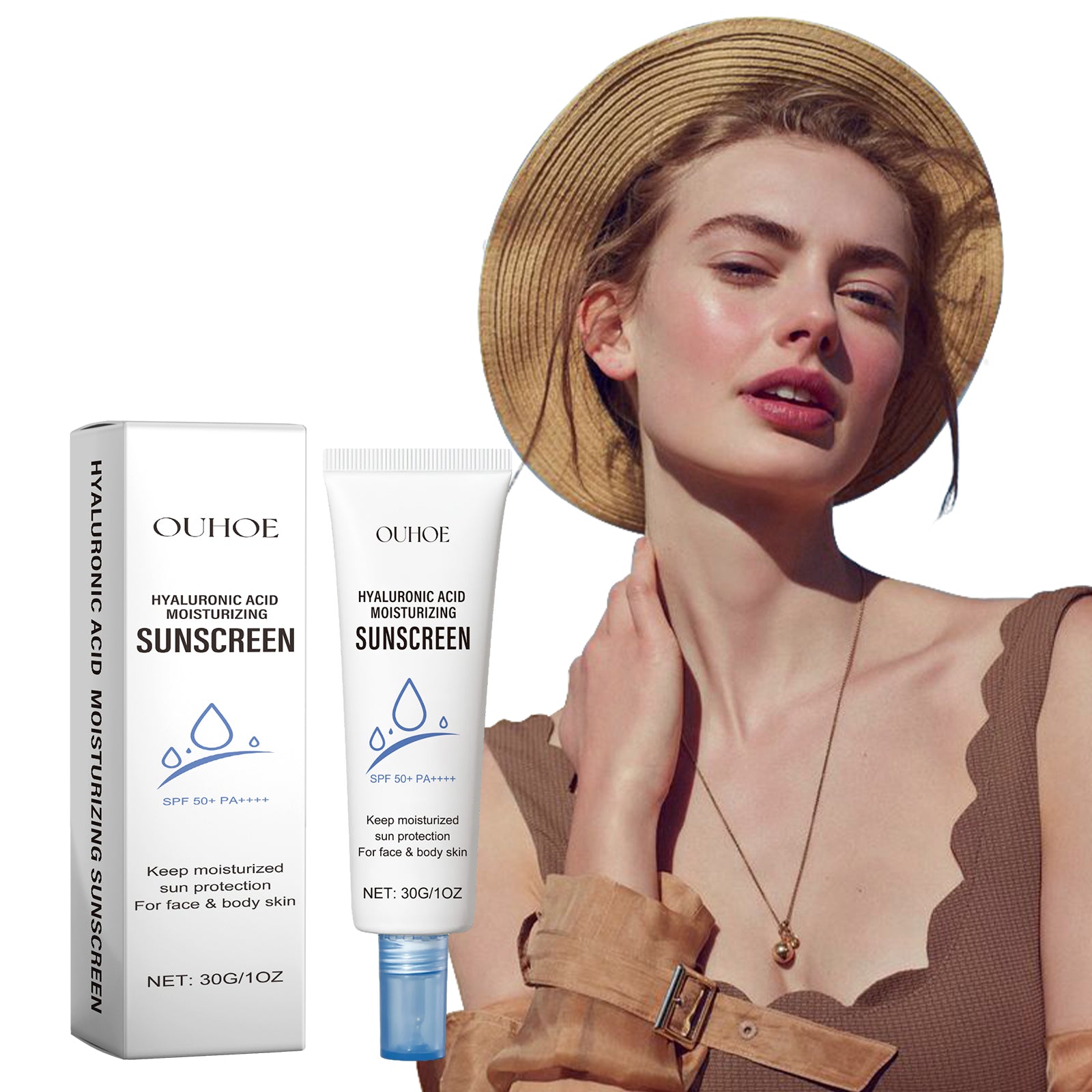 OUHOE Moisturizing And Protective Emulsion, Moisturizing And Refreshing, Non-Sticky, Uv Isolation, Rapid Film Formation, Moisturizing And Nourishing