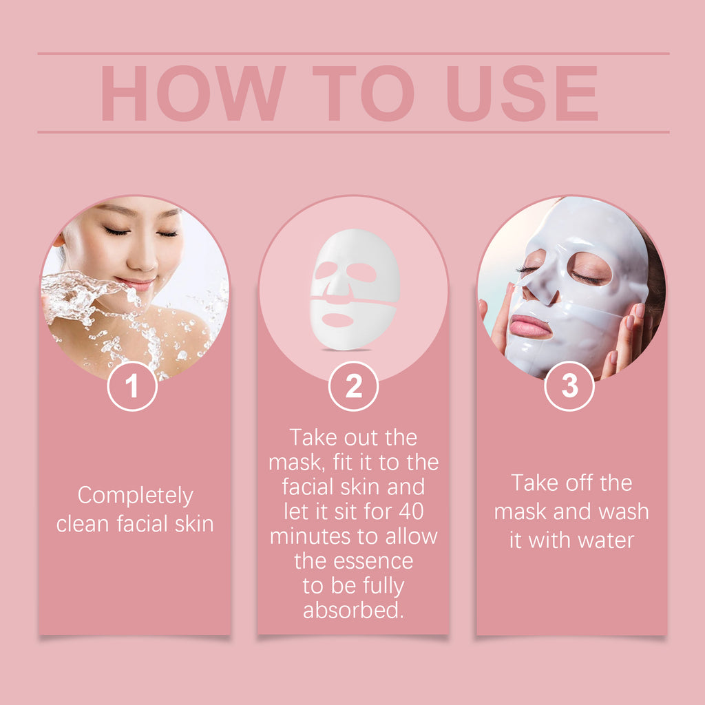 Hoygi Collagen Moisturizing And Anti-Wrinkle Mask (Bag) Three-In-One Moisturizing, Nourishing And Hydrating Facial Mask For Smooth And Tender Skin