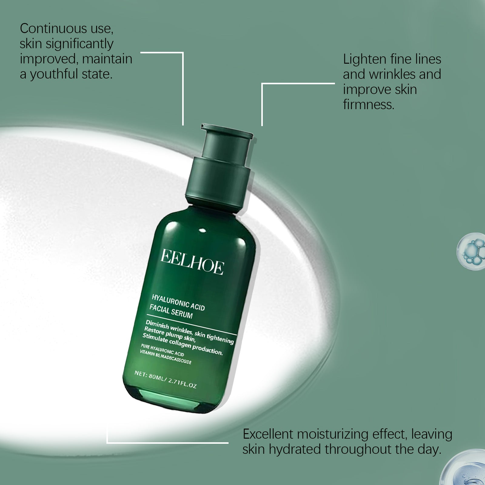 EELHOE Facial Moisturizing Essence Skin Moisturizing, Hydrating, Moisturizing Light Line And Gloss Skin Care Essence