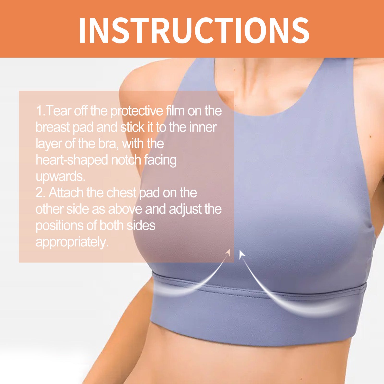 Houkea Instant Volum Esticky Inserts, Firming, Plump And Full Chest Pad Lifts Women's Breasts Firm And Prevents Sagging
