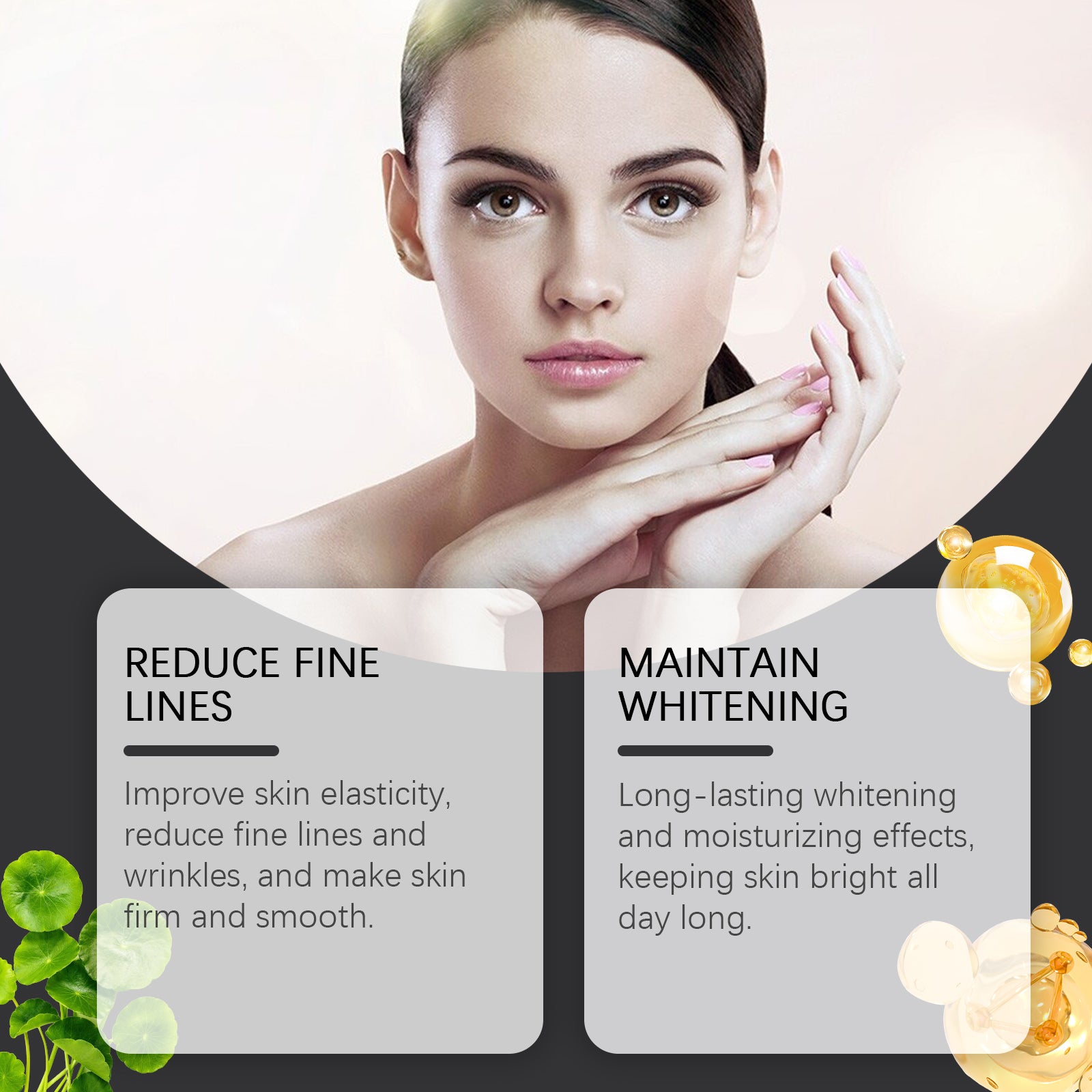 West&Month Brightening Essence, Even, Bright, Refreshing, Non-Sticky, Natural, Shiny And Nourishing Skin Essence