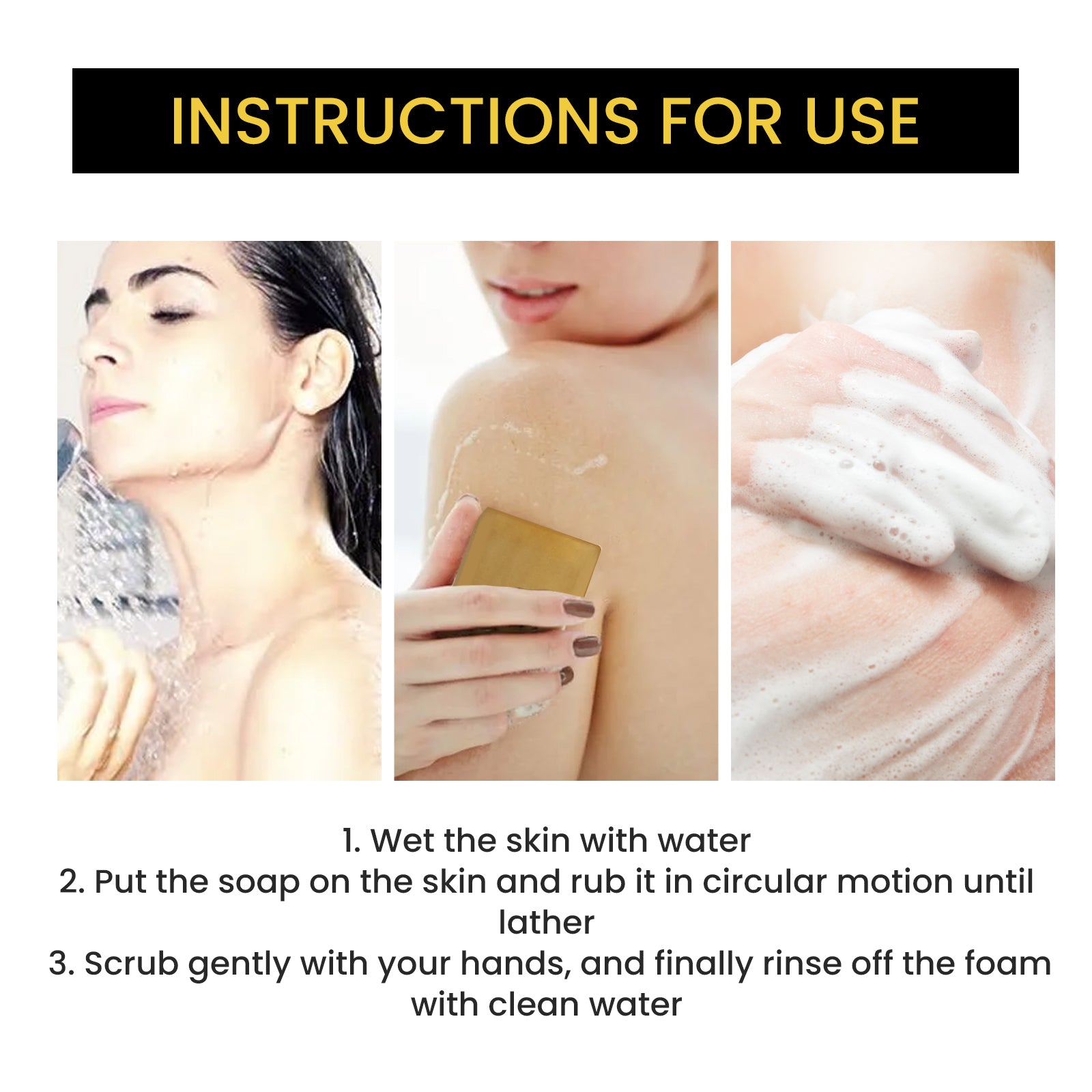 EELHOE Propolis Soap, Deep Cleansing Body Skin Lighten Pimples Tender Smooth Skin Propolis Bath Soap