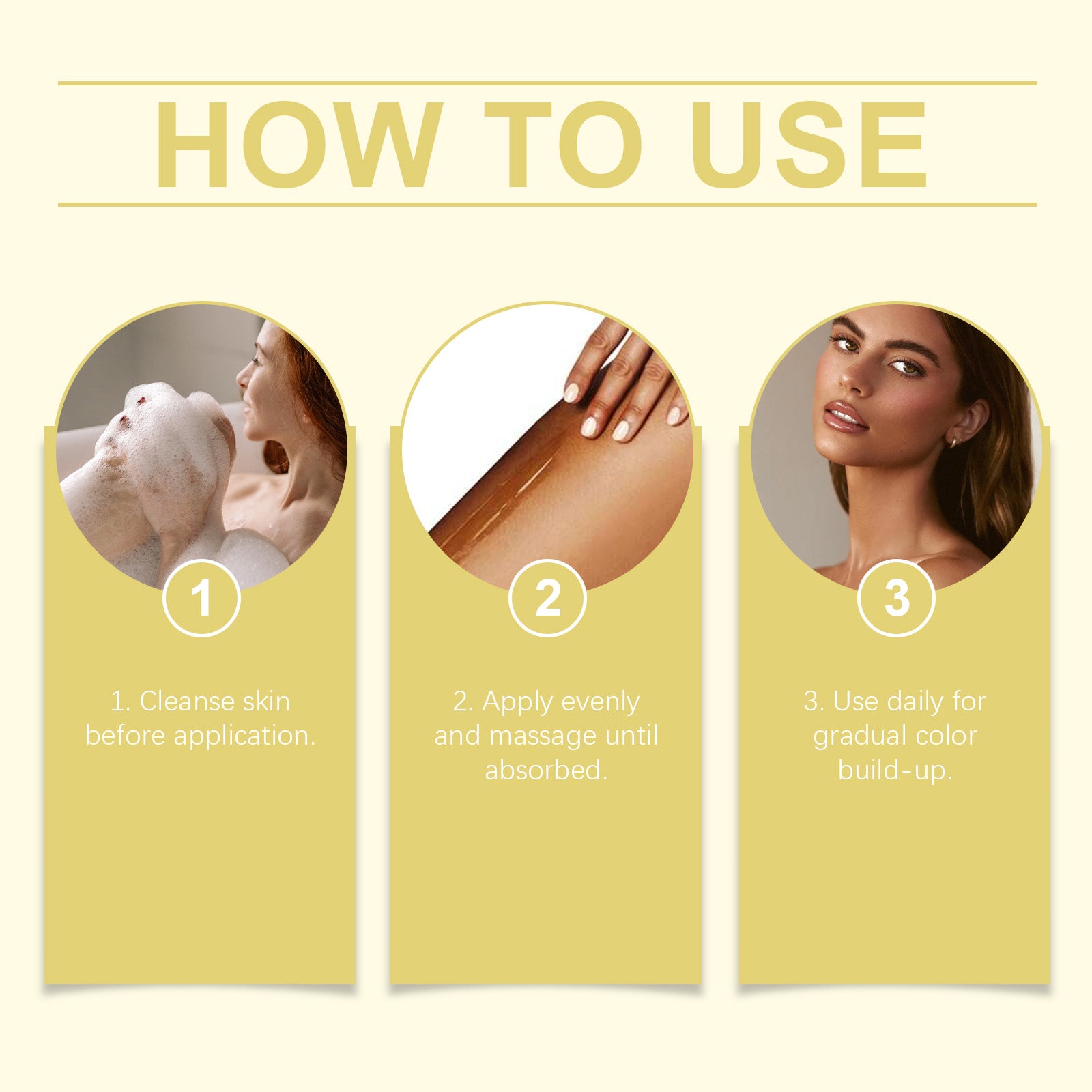 OUHOE Carrot Tanning Gel, Hydrating, Light And Easy To Absorb, Nourishing And Caring Skin Tanning Gel