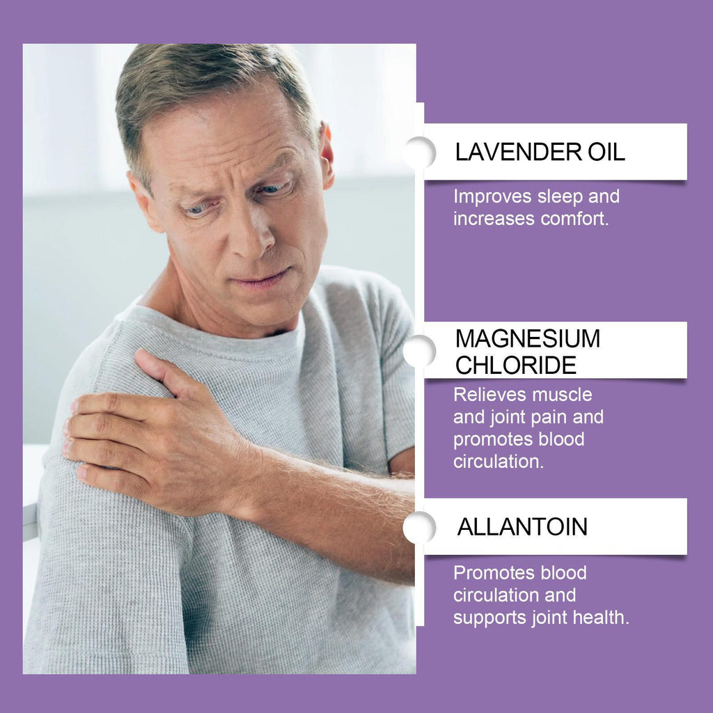 Ouhuo Body Soothing Magnesium Milk Contains Mild Ingredients For Daily Massage Care To Relieve Discomfort In The Wrist And Knee Joints