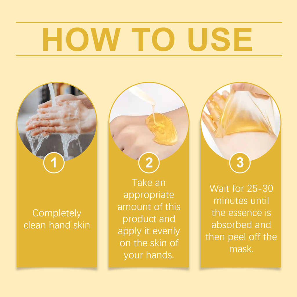 Wiyun Honey Pulling Mask Gently Cleans Dead Skin, Restores Moisture, Nourishes Delicate Hands And Feet Skin