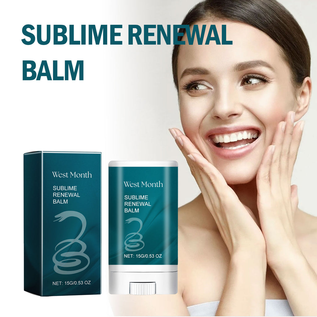 West&Month Sublime Renewal Balm, Lighten Fine Lines Hydrating And Moisturizing Skin Care Bar