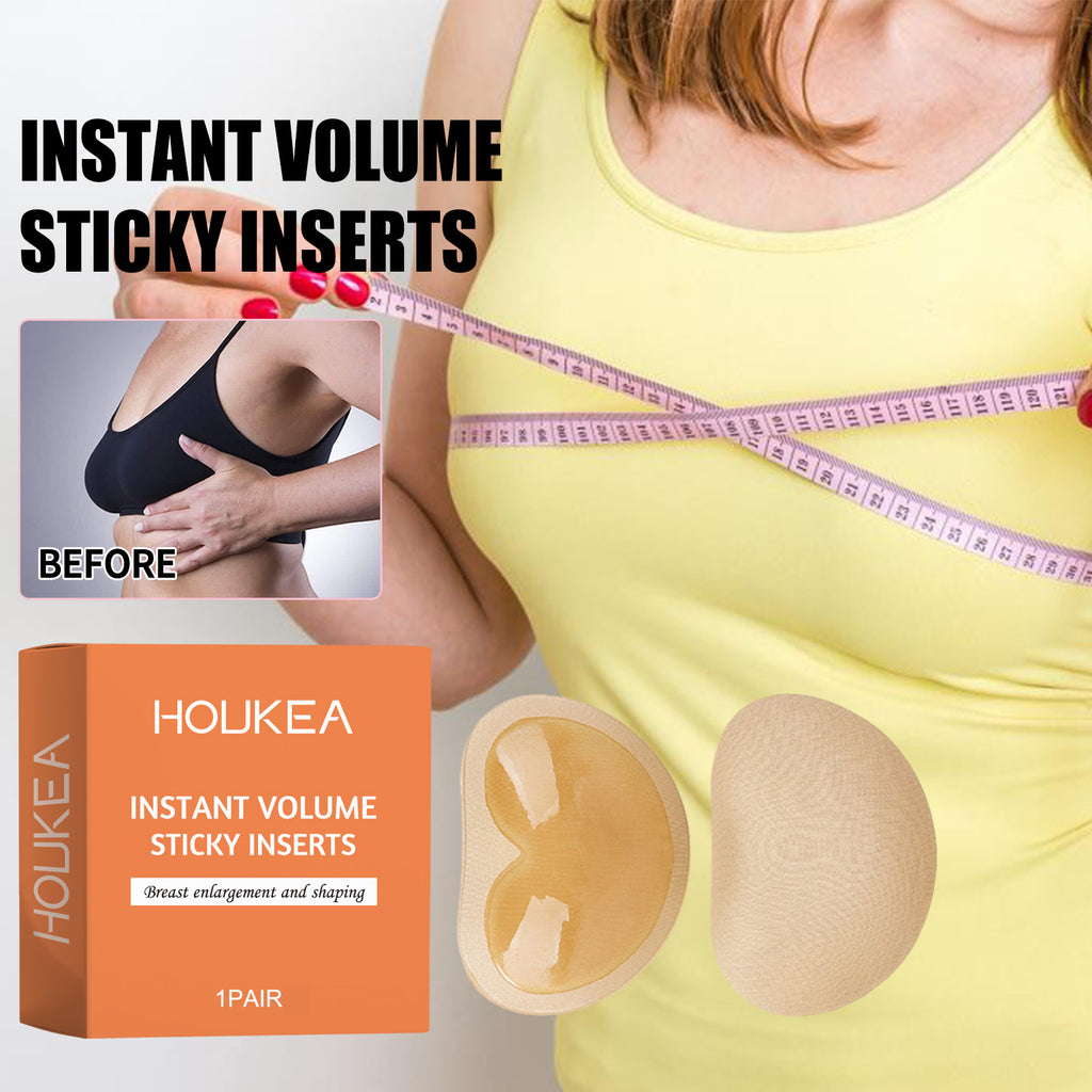 Houkea Instant Volum Esticky Inserts, Firming, Plump And Full Chest Pad Lifts Women's Breasts Firm And Prevents Sagging