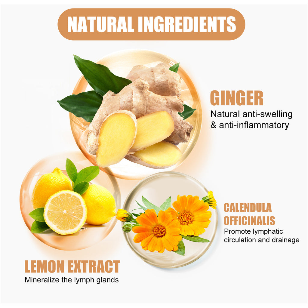 EELHOE Ginger Lymphatic Body Shaping Body Wash, Cleans And Relieves Lymphatic Swelling, Slimming And Firming Skin