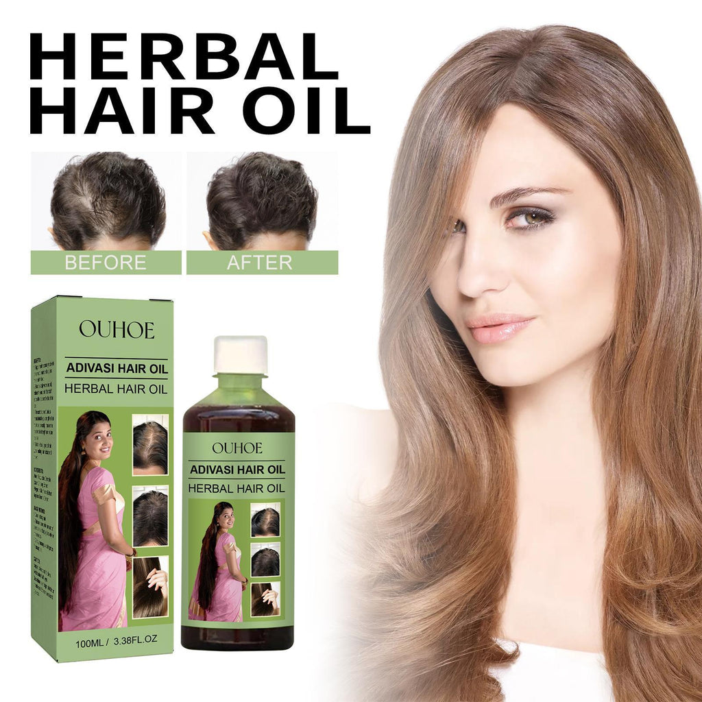 Ohoy Herbal Hair Oil Gently Nourishes The Scalp, Strengthens Hair, Cleanses The Scalp And Softens Hair